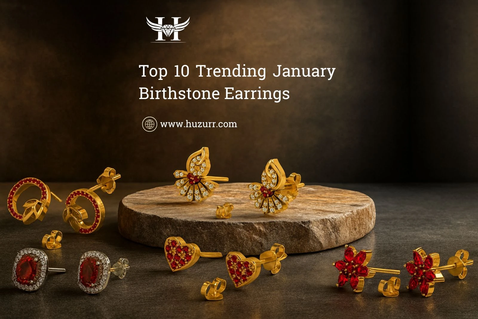 Top 10 Trending January birthstone earrings you must have