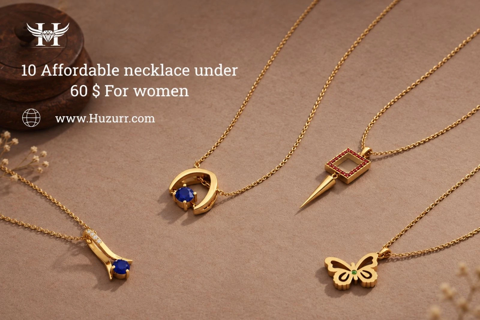 10 Affordable necklace under 60 $ For women