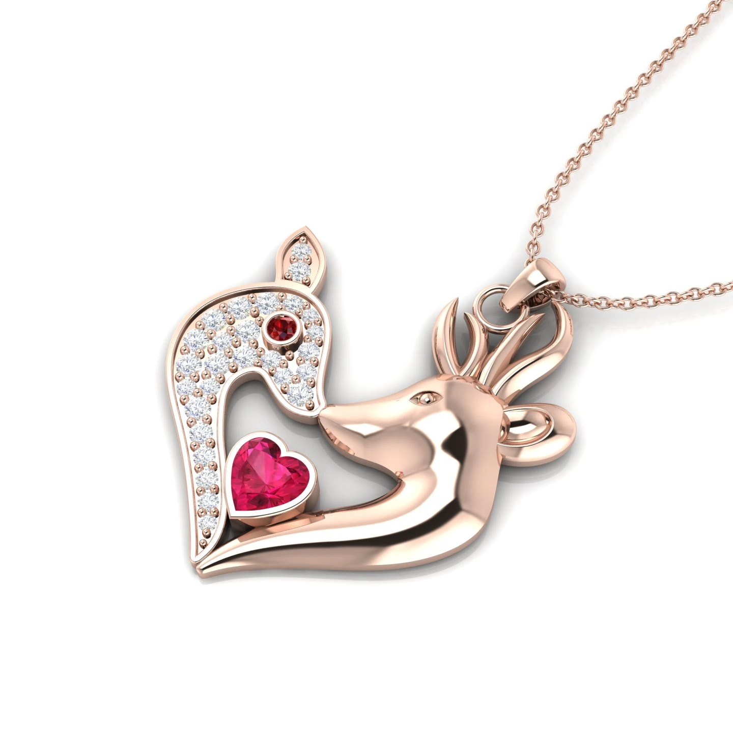 Doe-And-Buck-Heart-Pendant