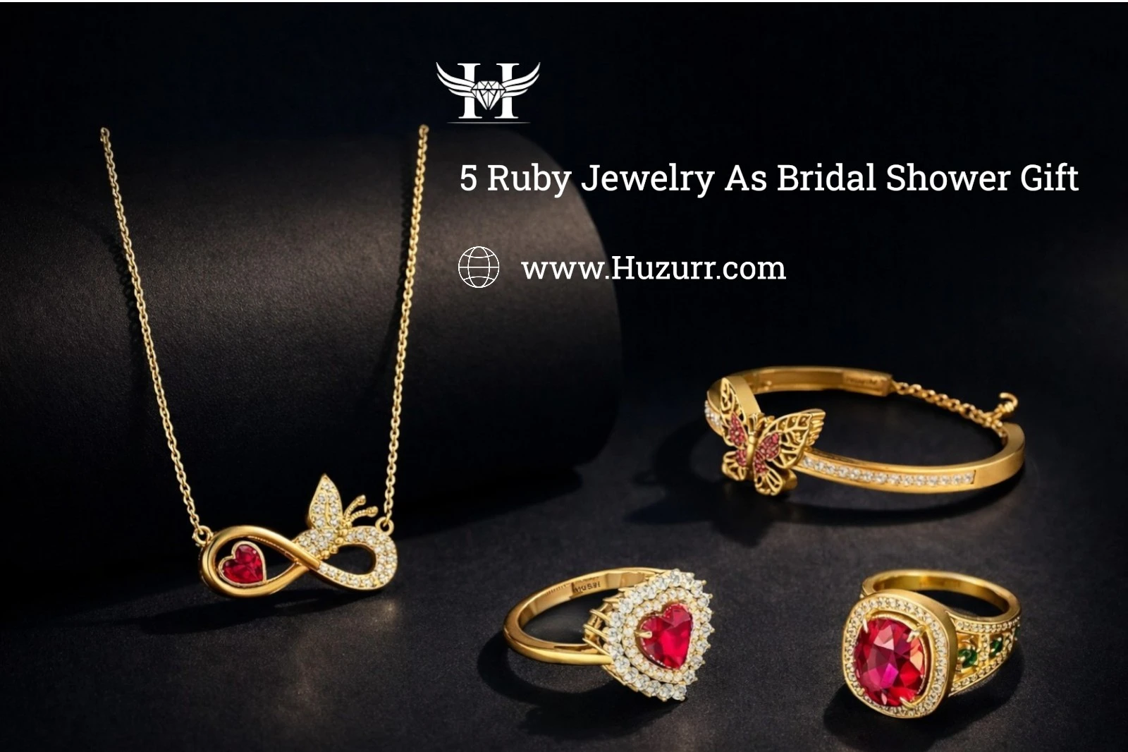 5 beautiful ruby jewelry as bridal shower gifts