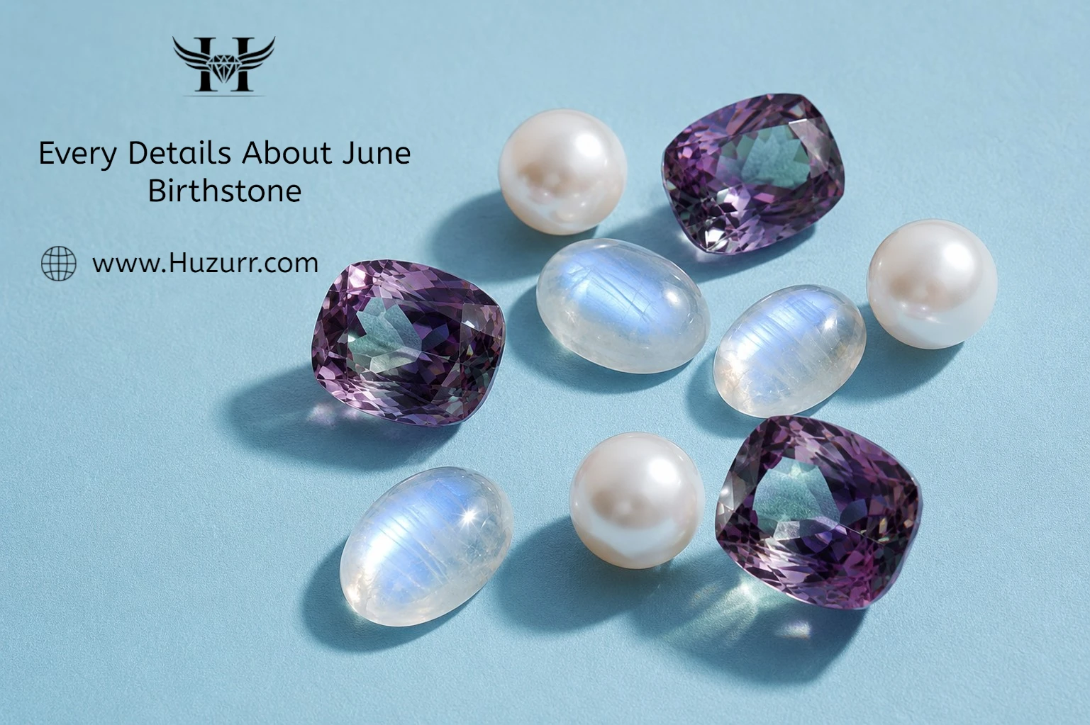 All About June Birthstones: Pearl, Alexendarite & Moonstone