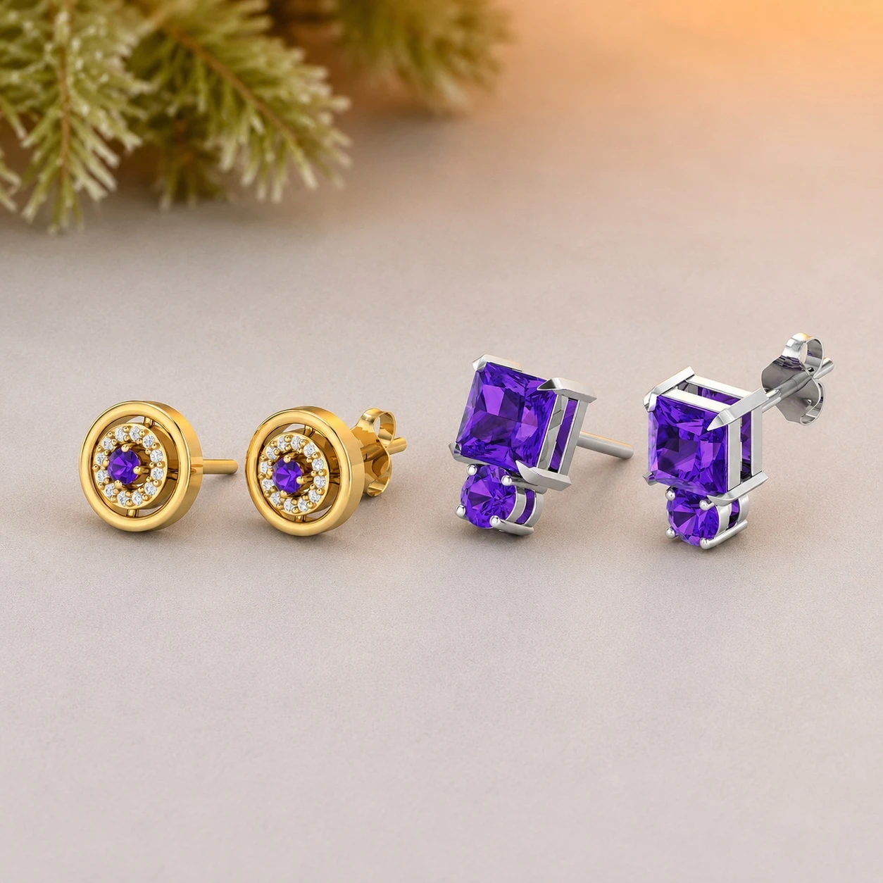 amethyst-earrings