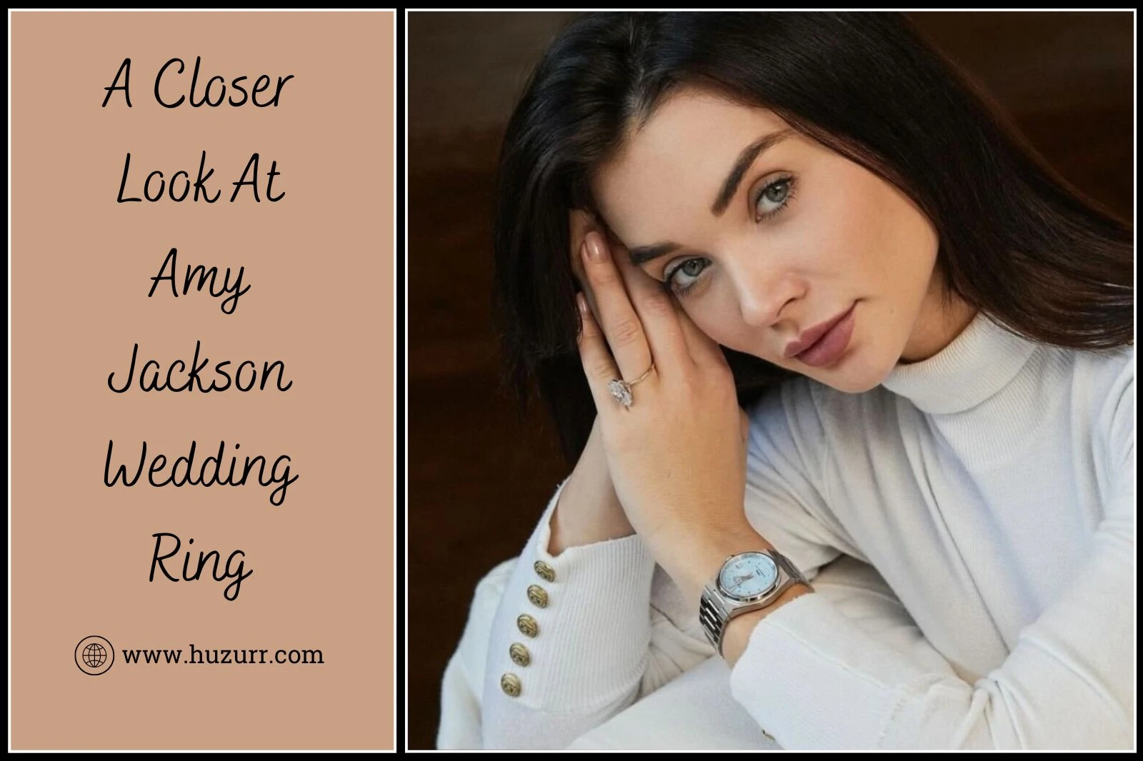 amy jackson wedding ring closer look