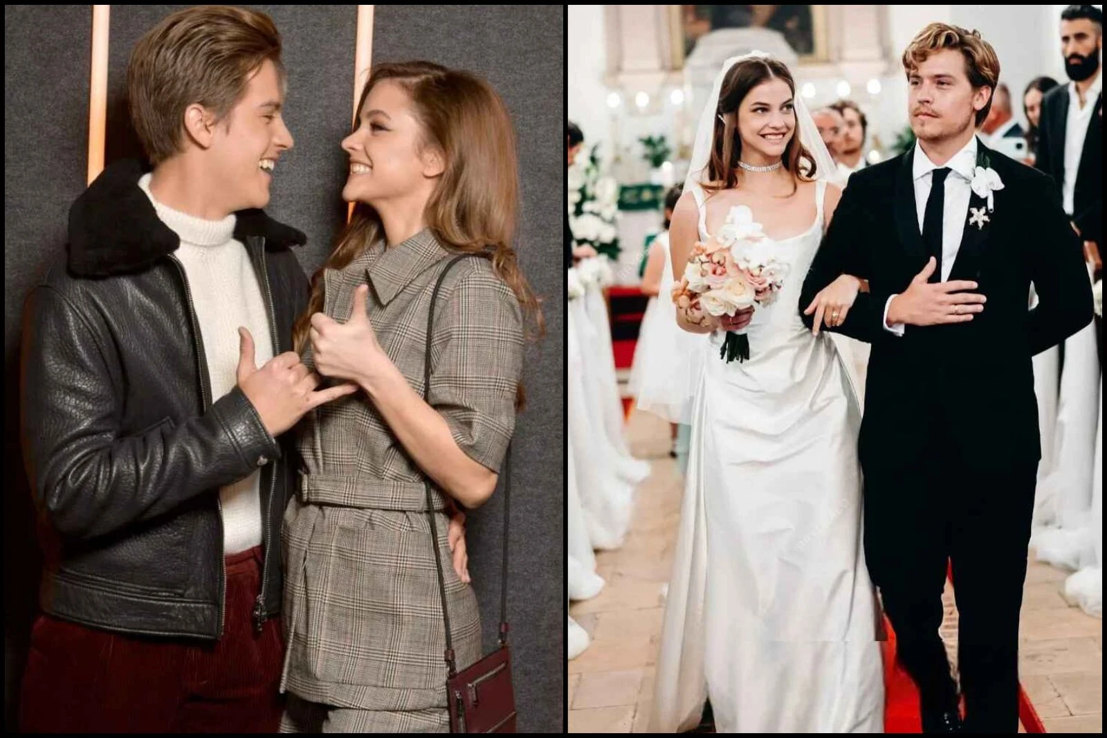 barbara palvin dylan sprouse wedding