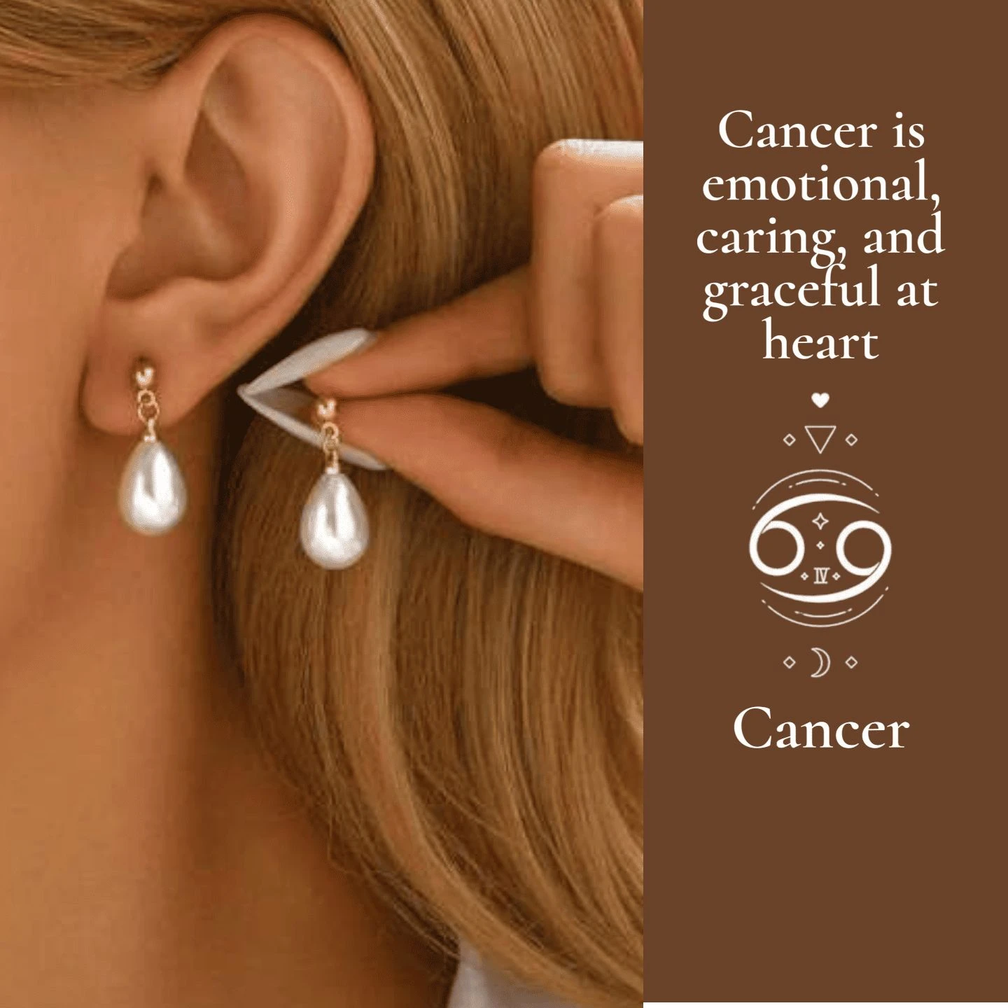 Cancer &ndash; Drop Earrings