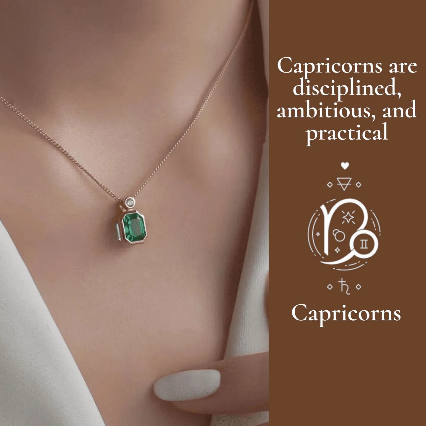 Capricorn &ndash; Singular Pendants
