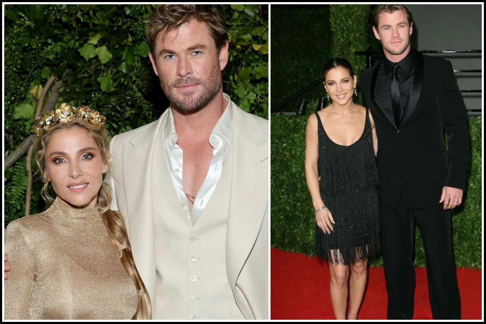 Chris Hemsworth Elsa Pataky Romantic Wedding Day