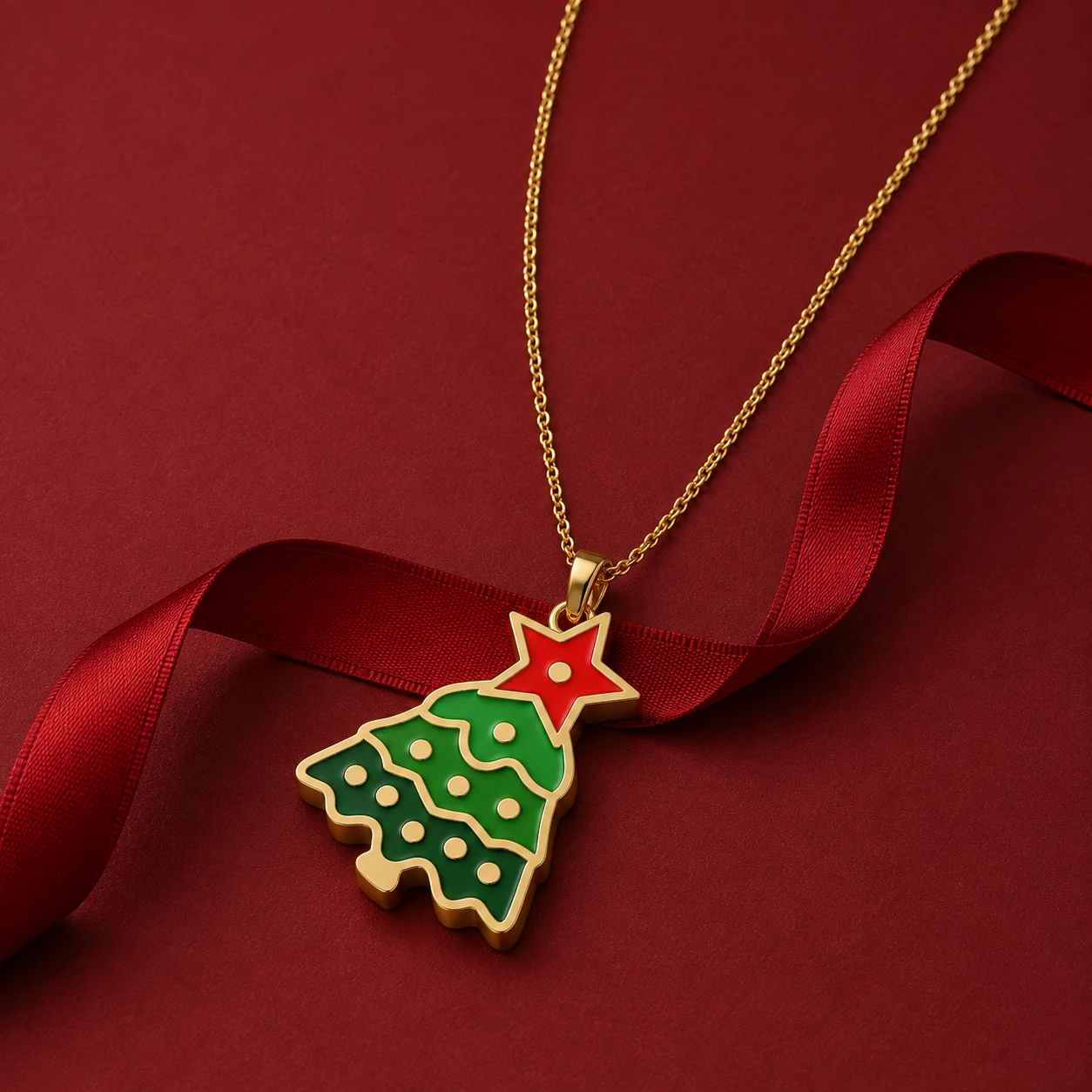 christmas-tree-enamel-necklace