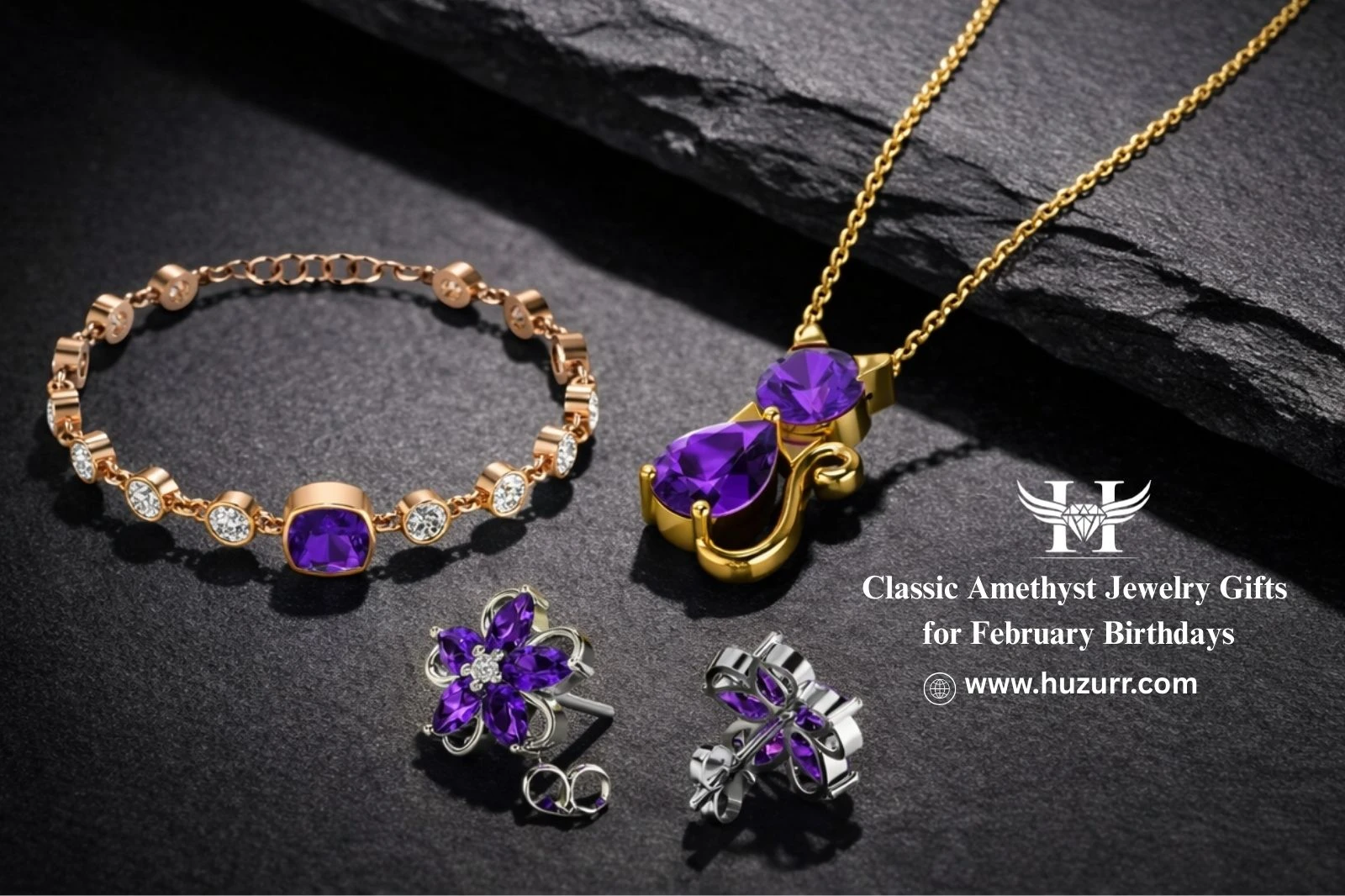 Classic Amethyst Jewelry Gifts for February Birthdays