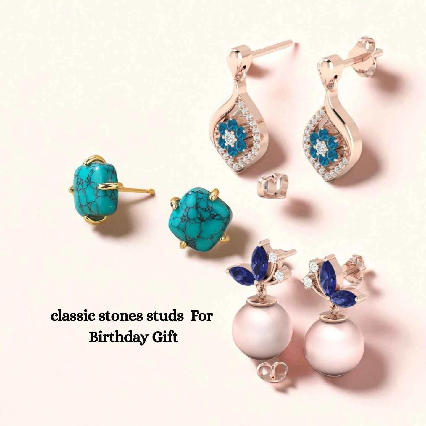 Classic Studs For Birthdays