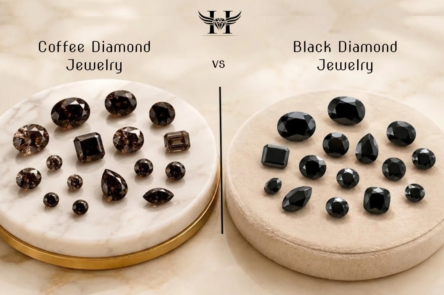 Coffee Diamond Jewelry vs Black Diamond Jewelry: Which Is More Unique?