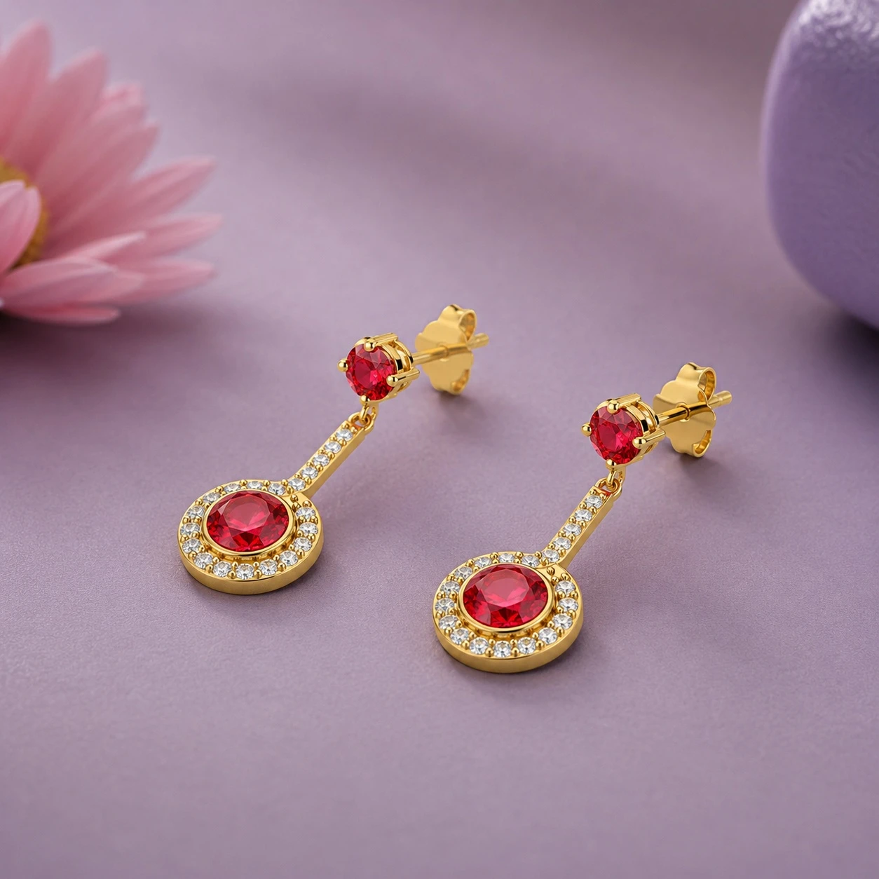 Dangle Earrings Elegant Movement And Grace