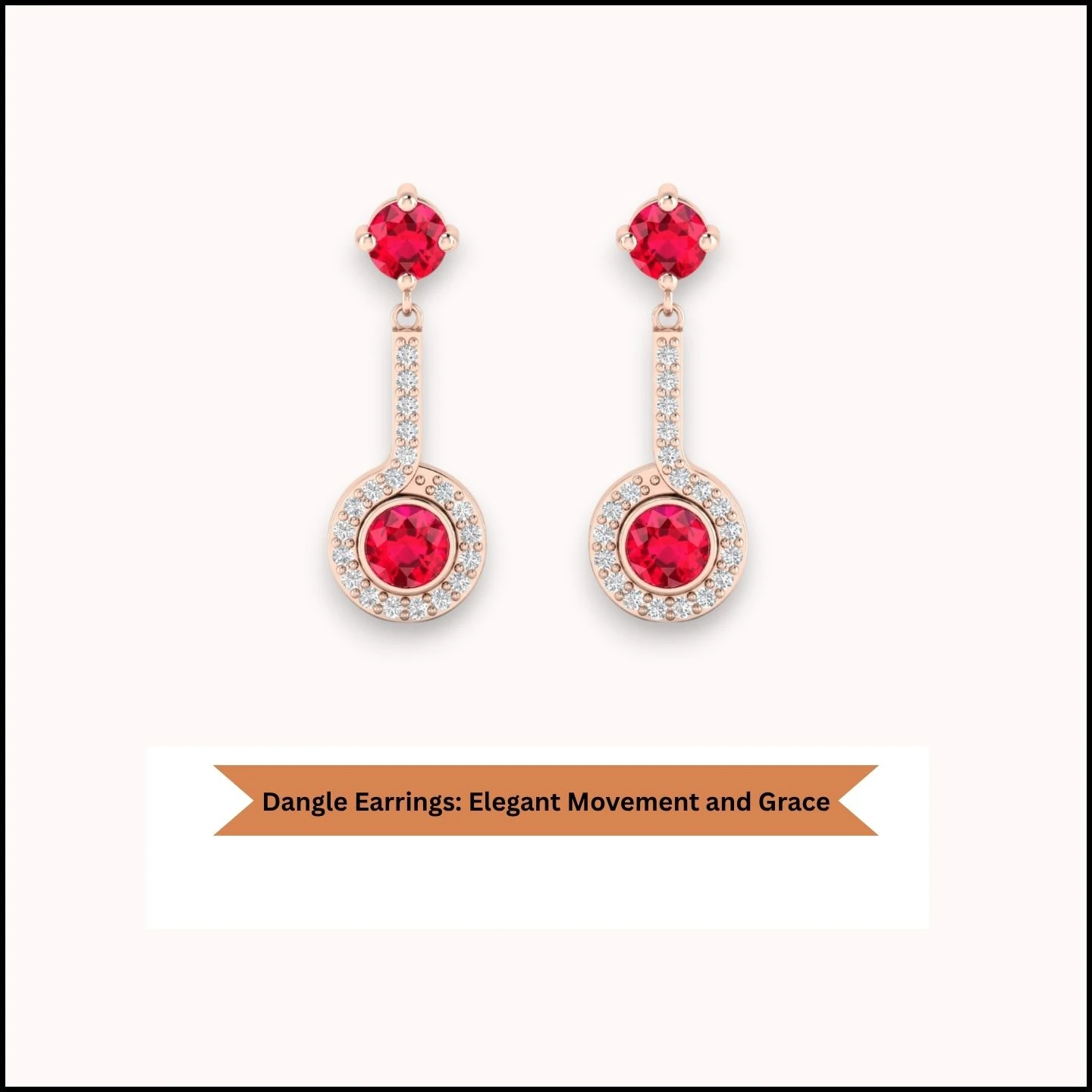 Dangle Earrings Elegant Movement And Grace