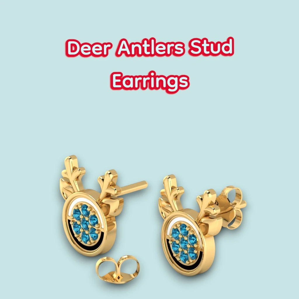 deer-antlers-stud-earrings
