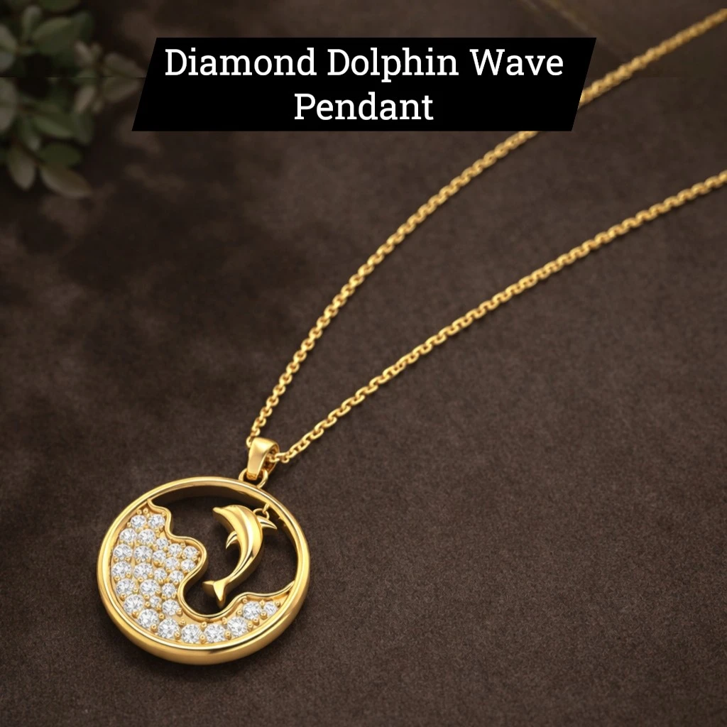 Diamond-Dolphin-Wave-Pendant