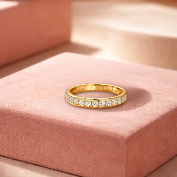 Sparkling Band Diamond Ring For Men