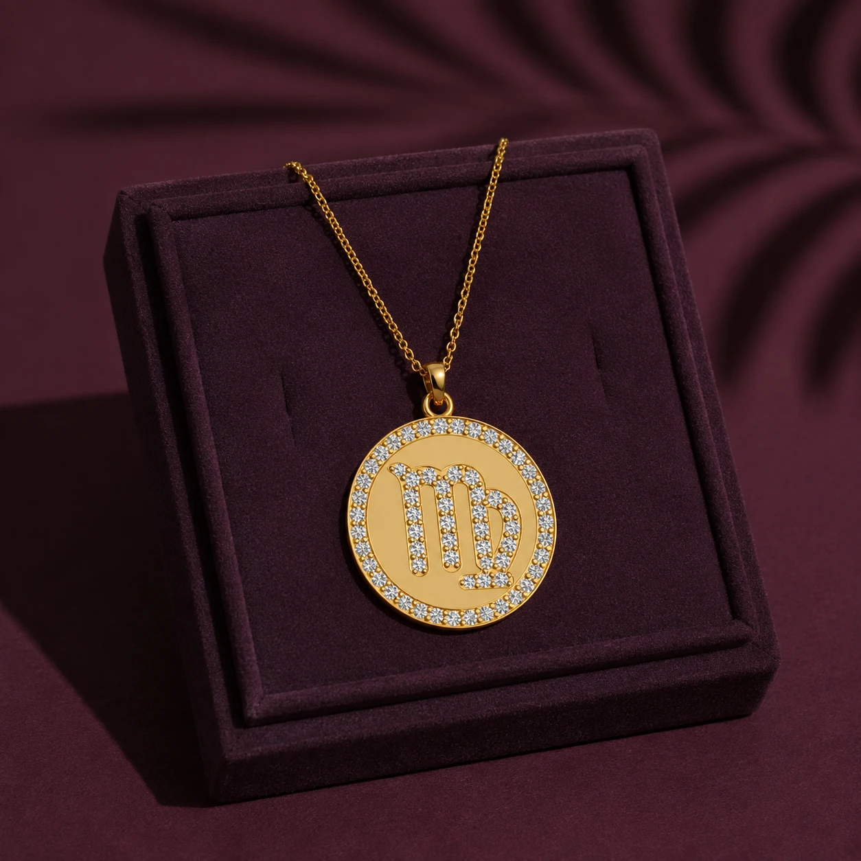 Diamond Zodiac Sign Scorpio Pendant
