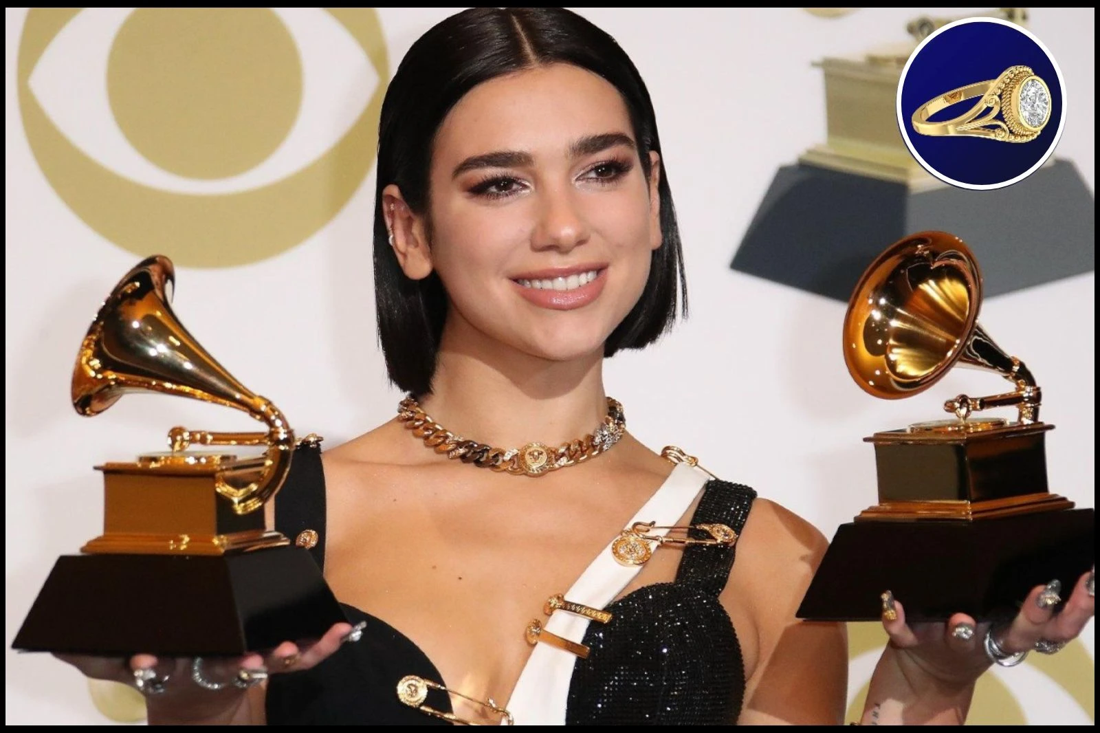 dua lipa's engagement ring