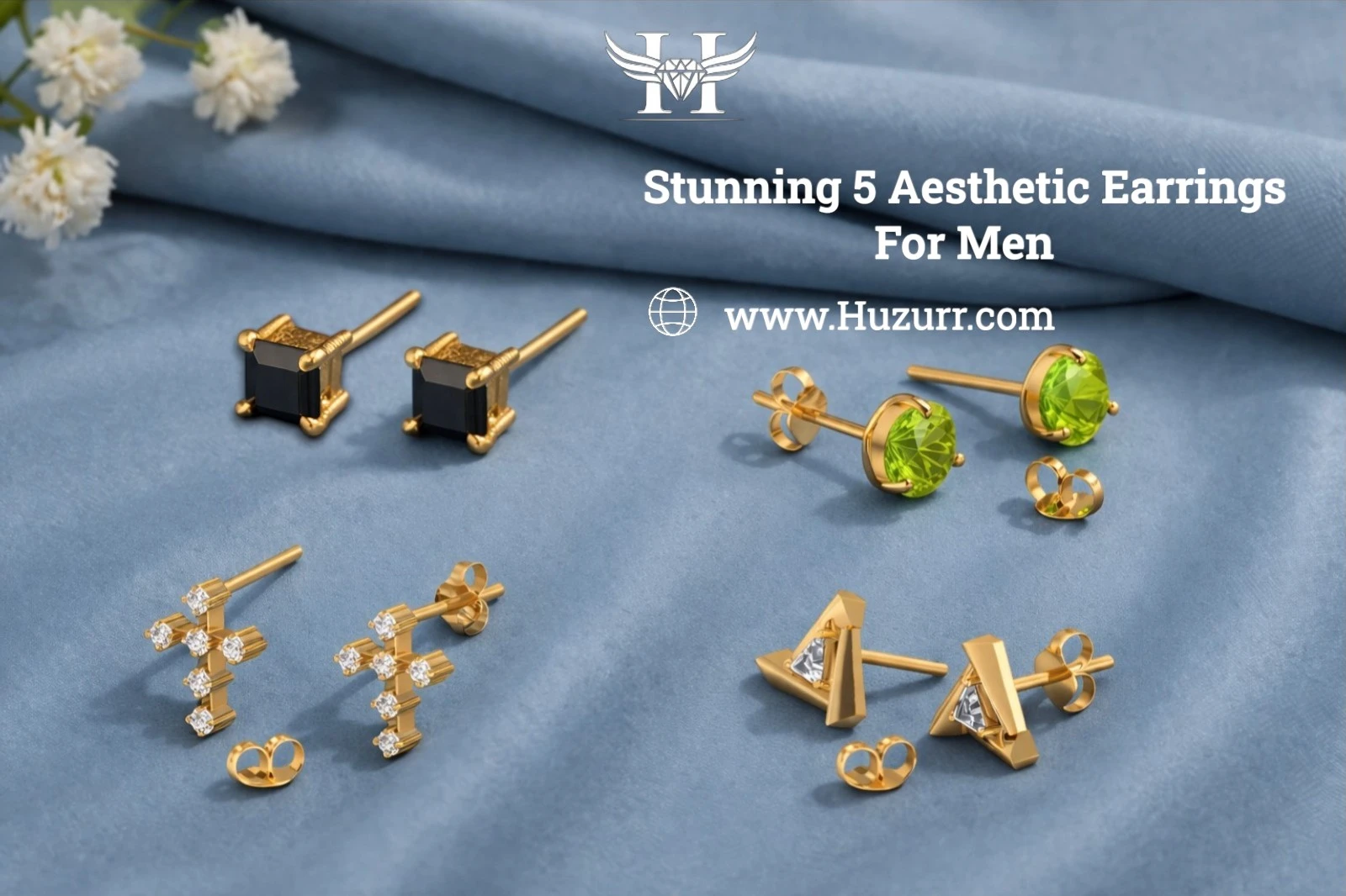 Stunning 5 Stud Earrings For Men 2026