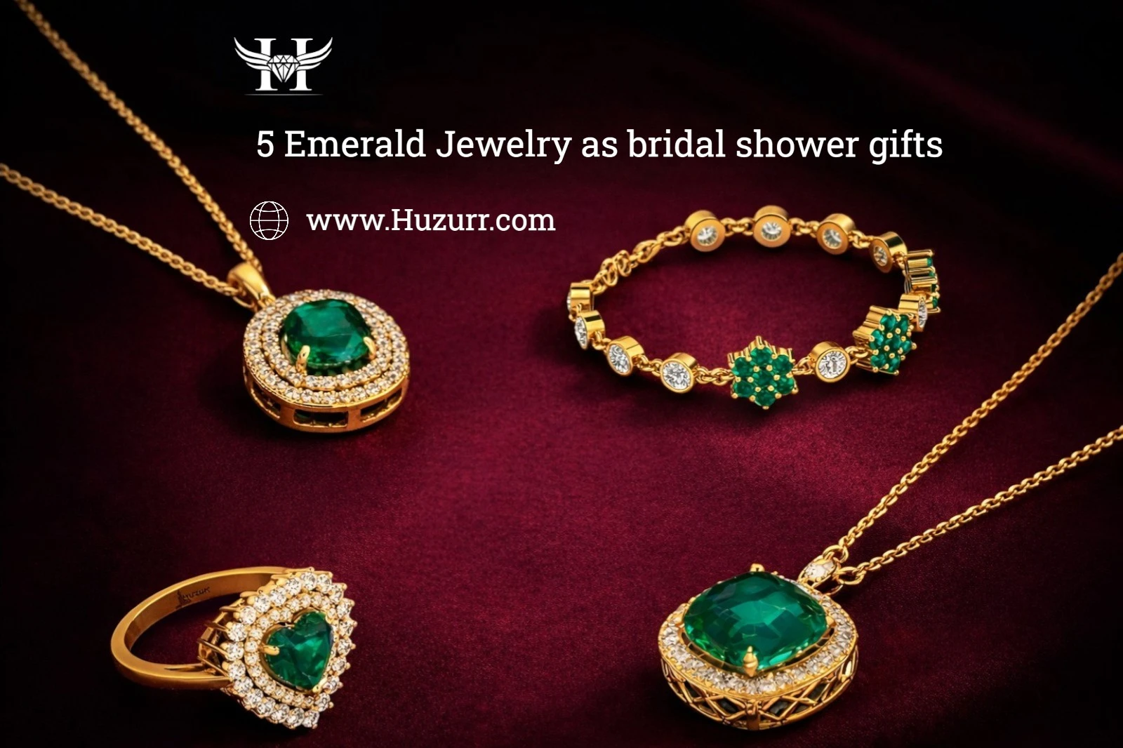 5 Beautiful Emerald Jewelry as Bridal Shower Gifts