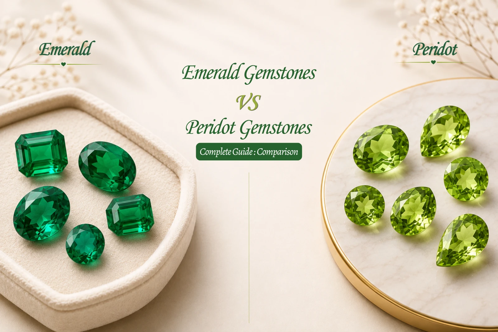 Emerald vs Peridot: Which Green Gemstone Should You Buy?