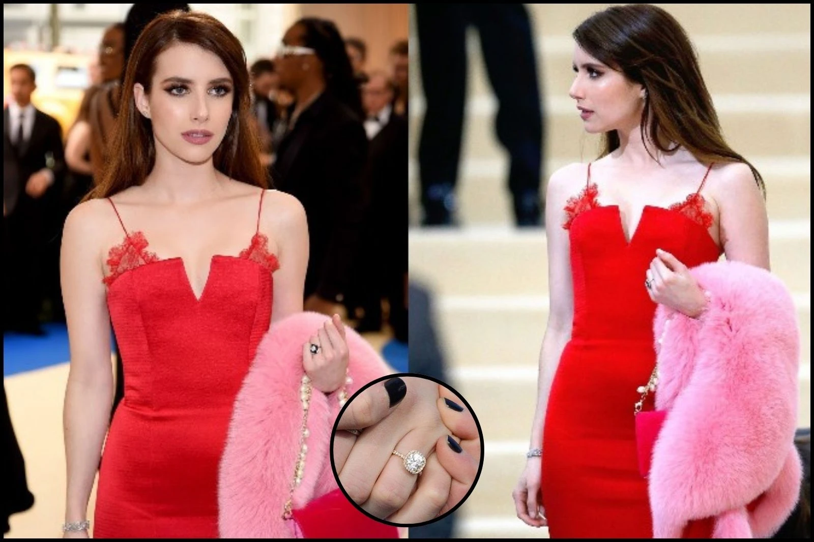 Emma Roberts&rsquo; engagement ring