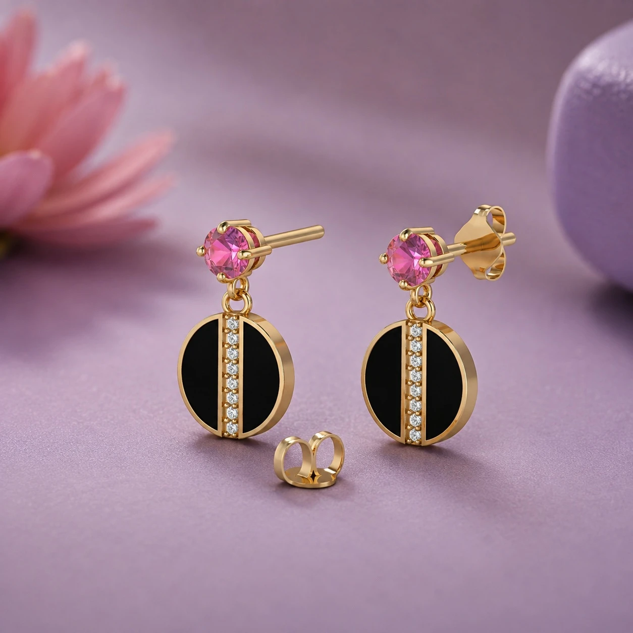 Enamel Earrings Add Color To Your Look