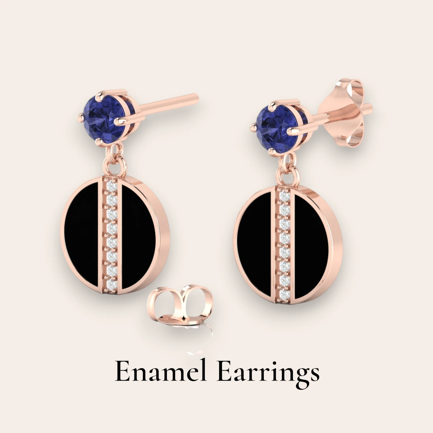 enamel-earrings