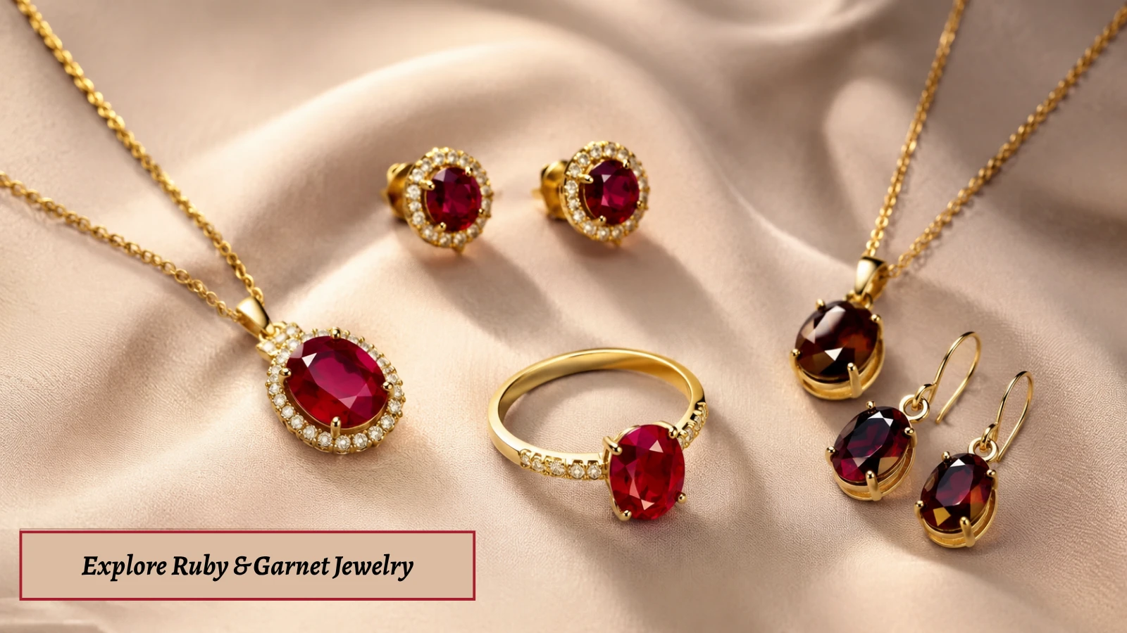explore ruby and garnet jewelry at huzurr