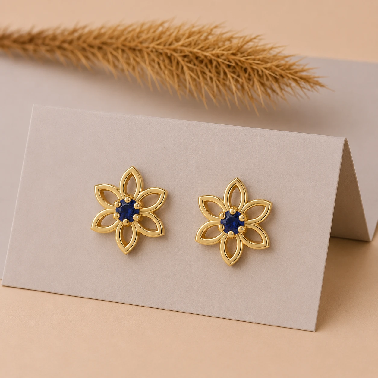floral-tanzanite-studs