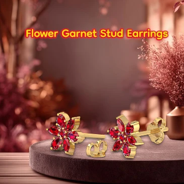 flower-garnet-stud-earrings