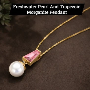 Freshwater-Pearl-And-Trapezoid-Morganite-Pendant