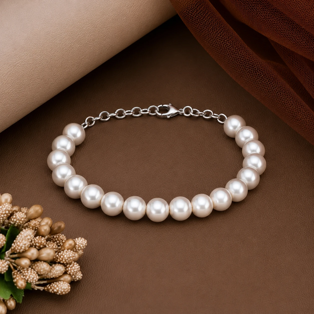 High-polished 925 sterling silver chain bracelet adorned with three dangling delicate romantic heart charms for summer styling