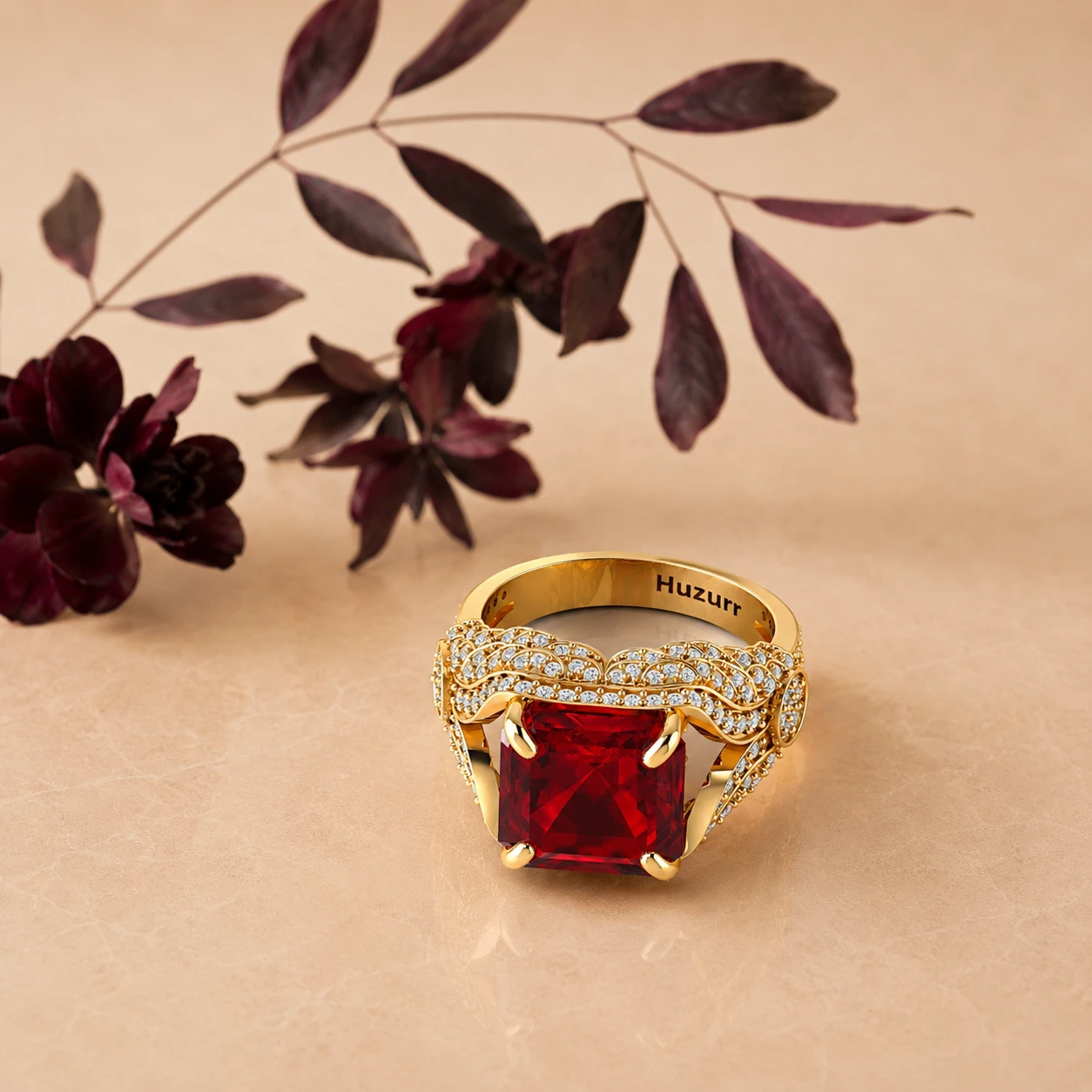 garnet-gold-filled-victorian-wing-ring