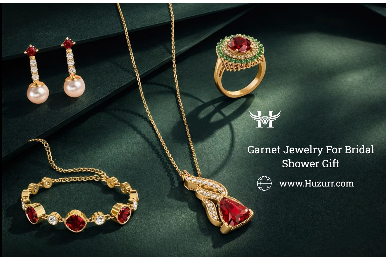 5 Beautiful Garnet Jewelry as Bridal Shower Gifts