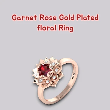 garnet-rose-gold-plated-floral-ring
