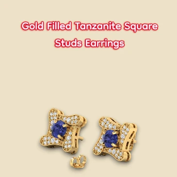 gold-filled-tanzanite-square-studs