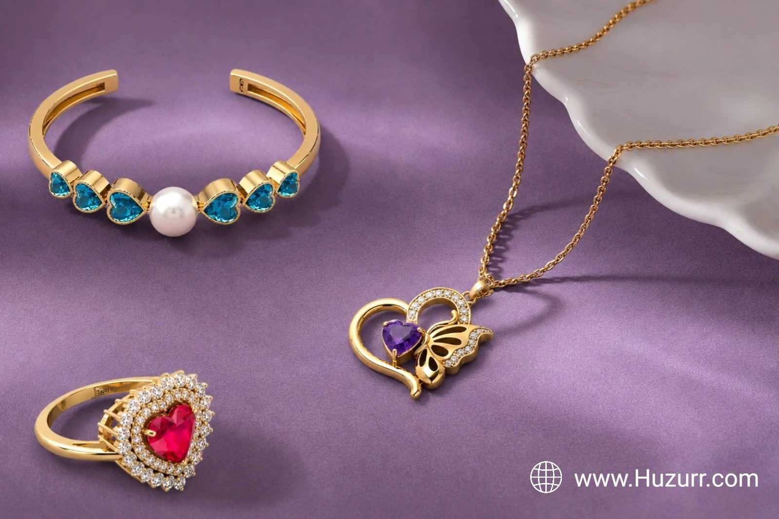 3 Trending Heart Jewelry Set For Women
