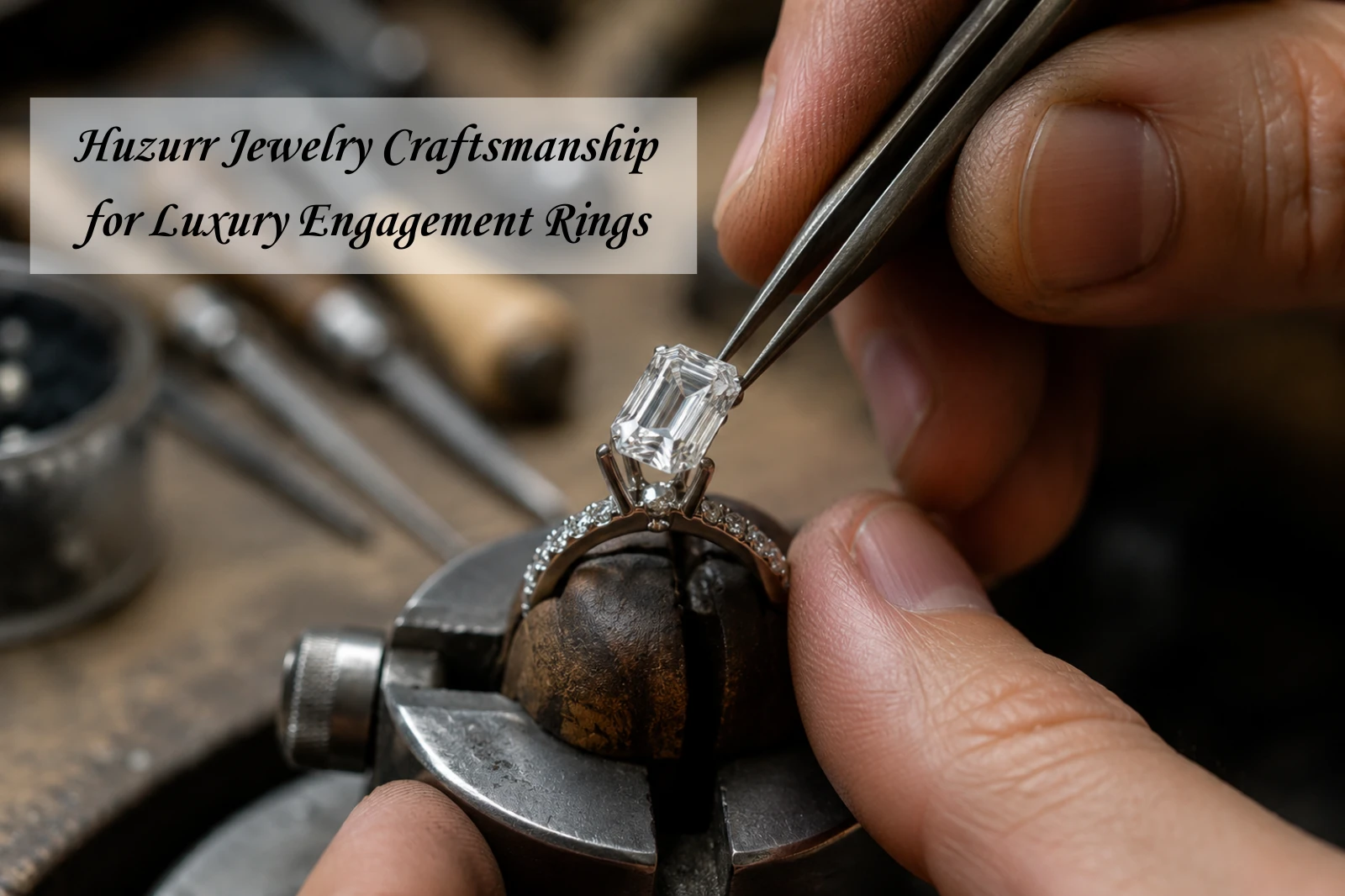 Huzurr jewelry craftsmanship for luxury engagement rings and fine jewelry