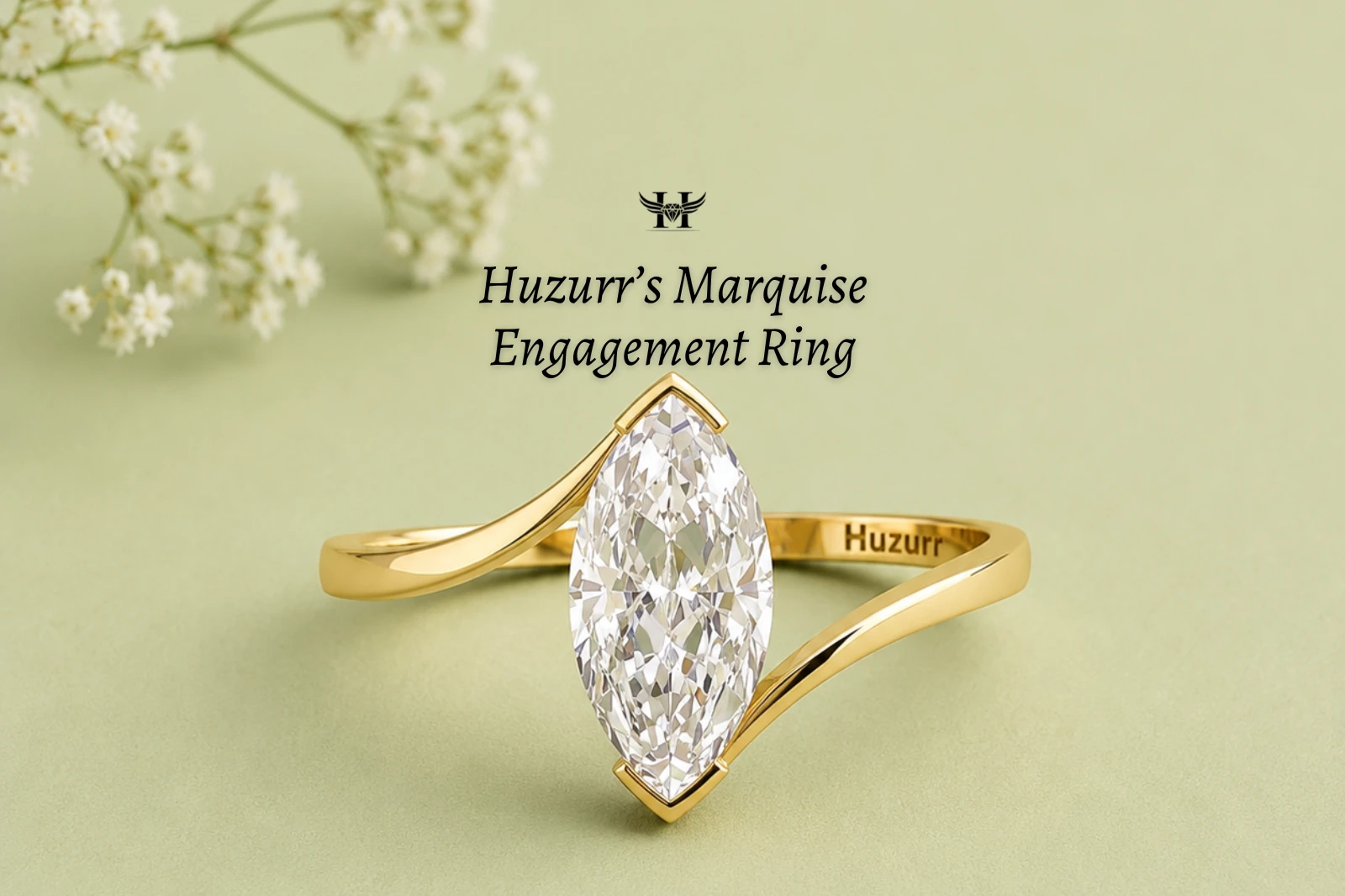Huzurr’s Marquise Engagement Ring