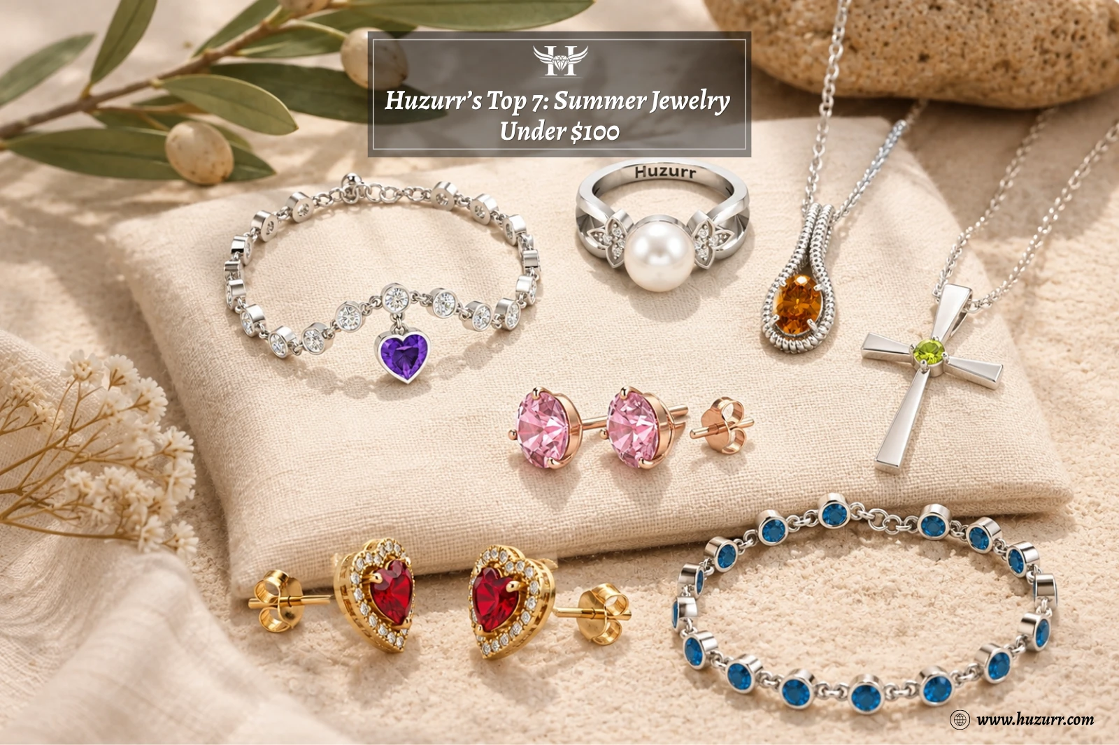 Huzurr’s Top 7: Summer Jewelry Under $100