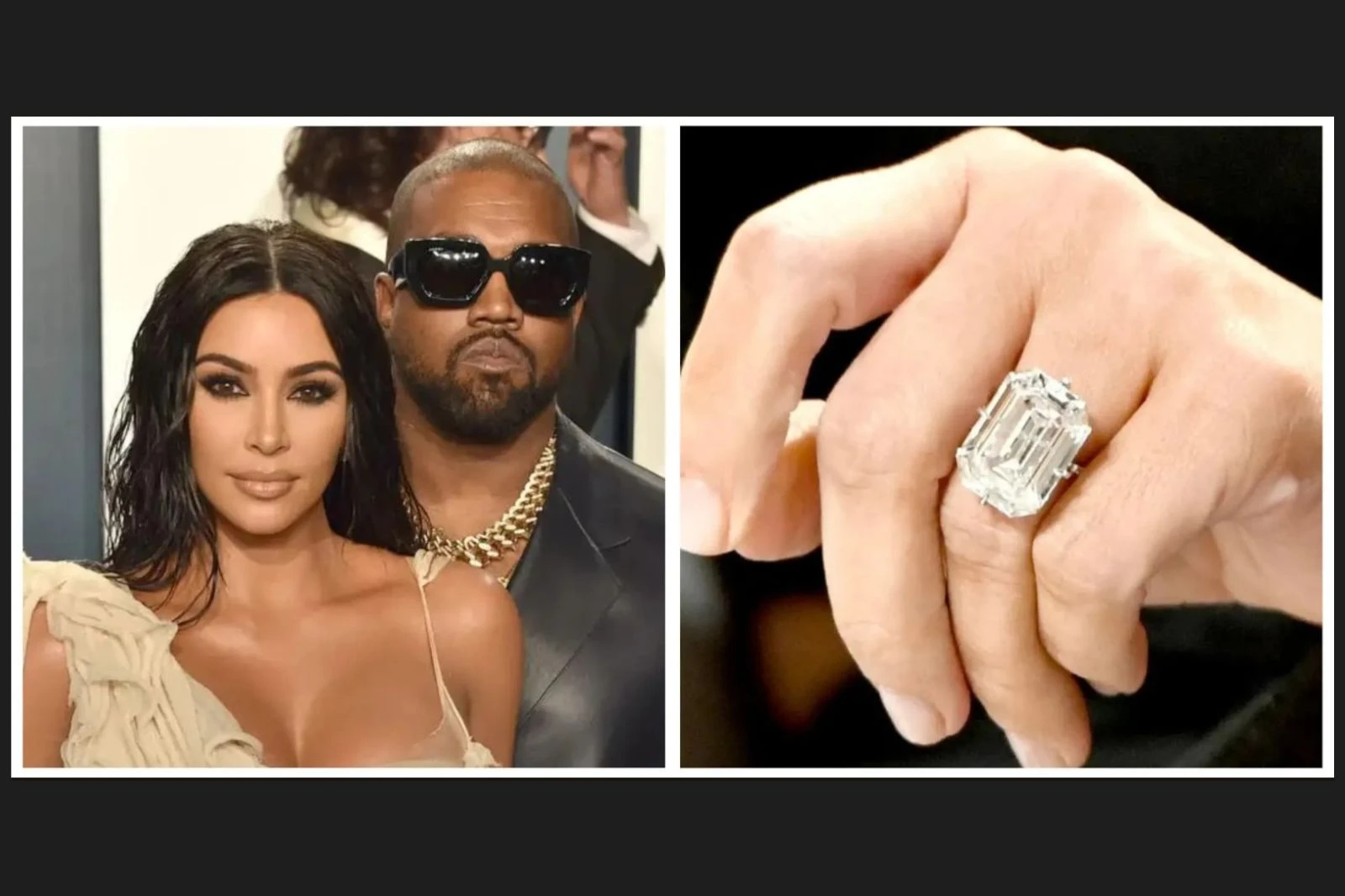 kanye kardashian engagement ring