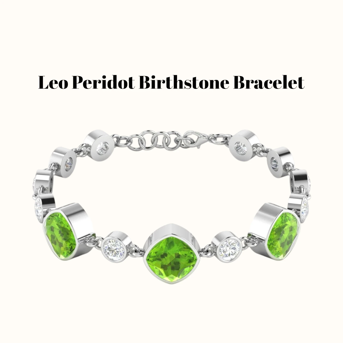 leo-peridot-birthstone-bracelet