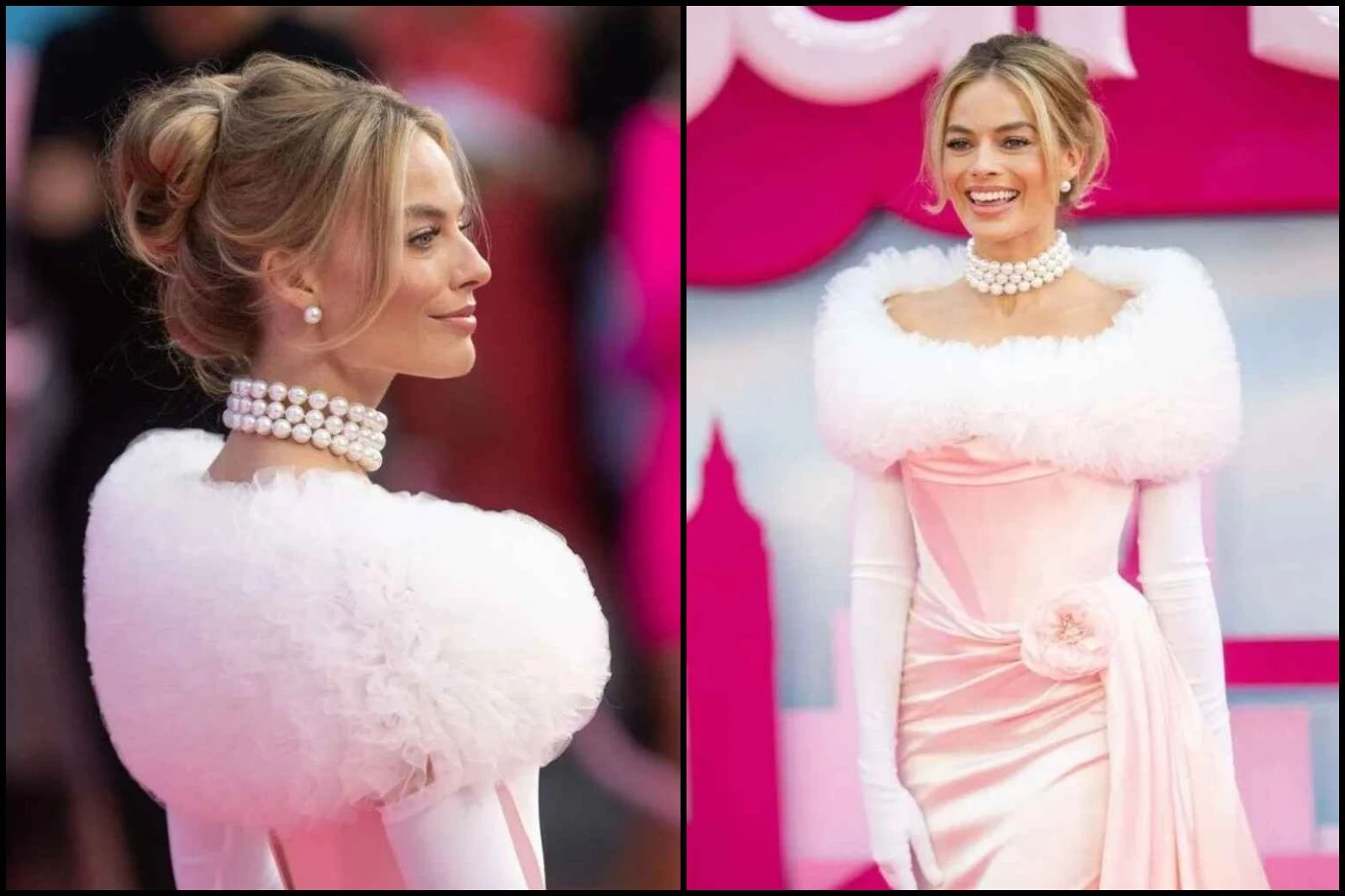 Margot Robbie Pearl Choker