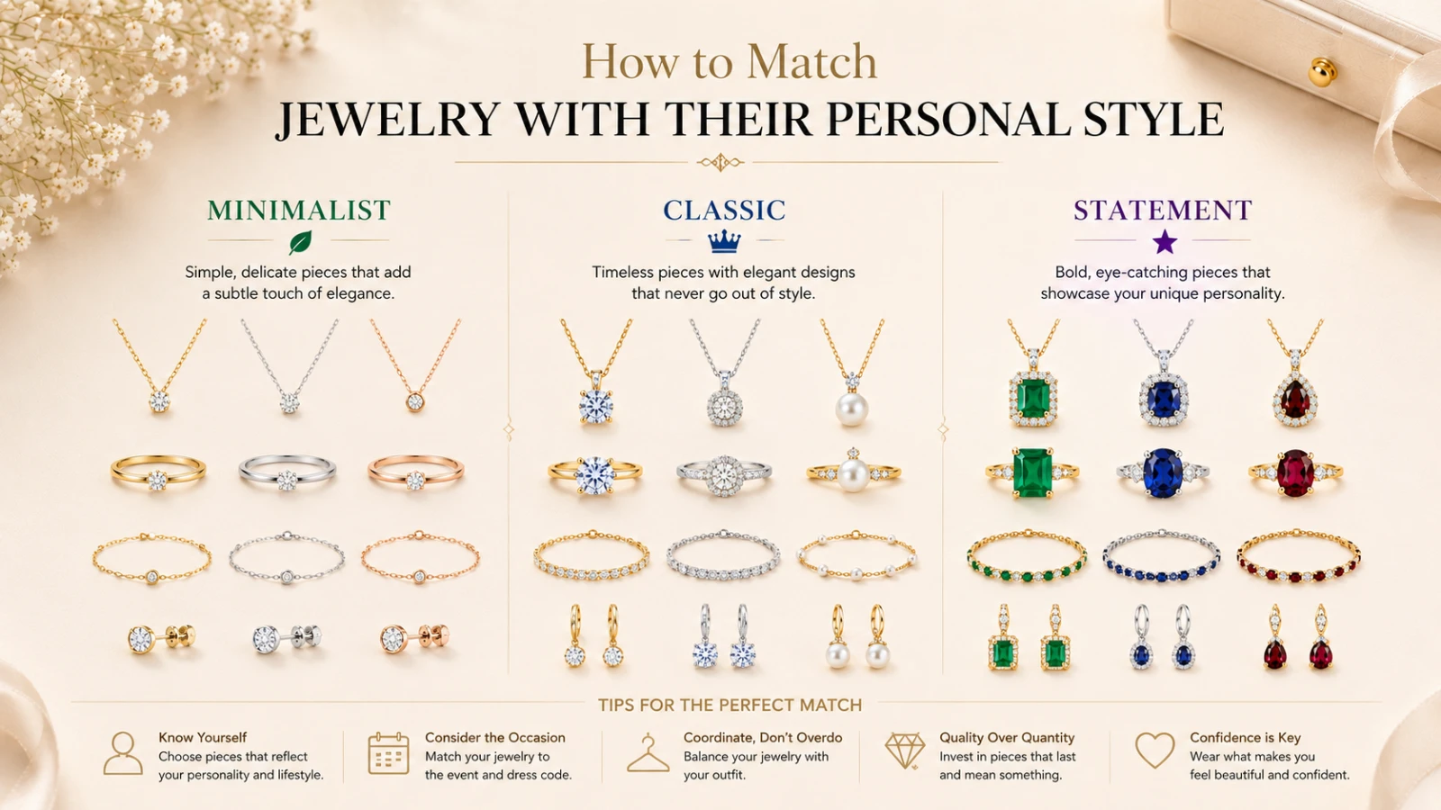 Match Jewelry With Their Personal Style
