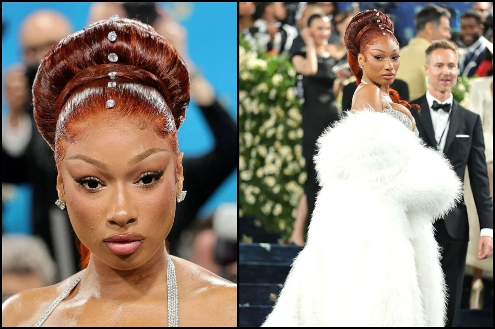 Megan Thee Stallion In Diamond Studs