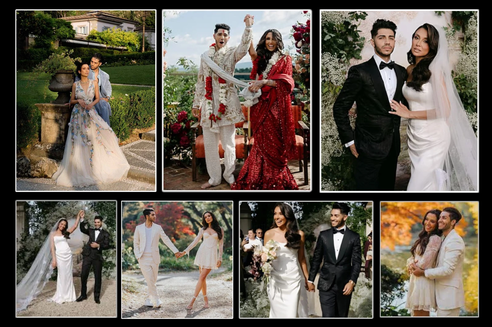 All About Mena Massoud and Emily Shah wedding