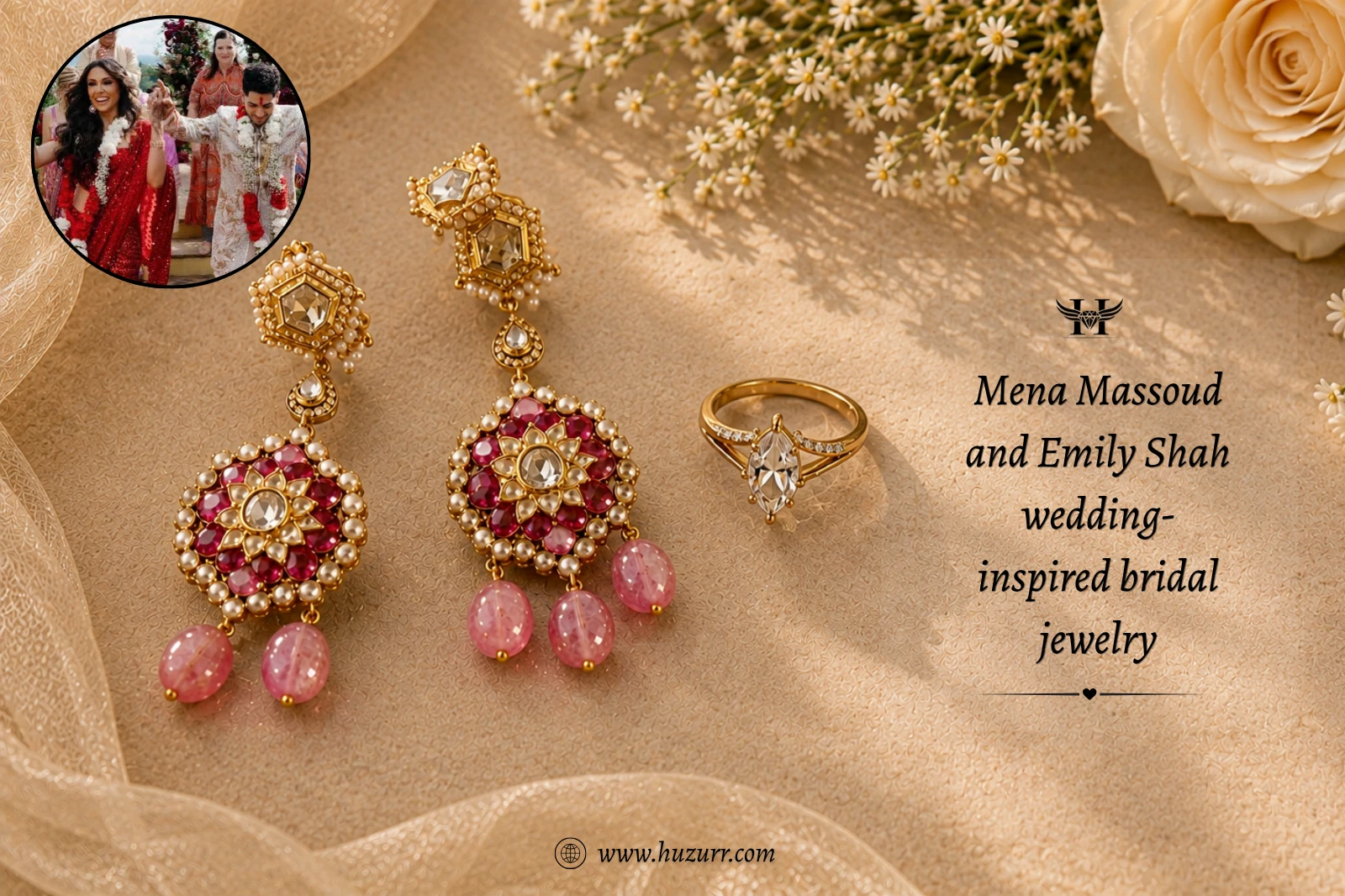 Mena Massoud Wedding Jewelry: Shop Emily Shah-Inspired Styles