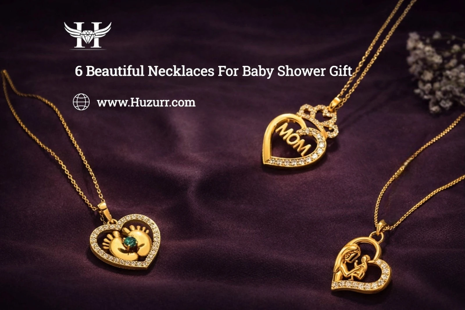 6 Beautiful Necklaces as Baby Shower Gift for New Mom