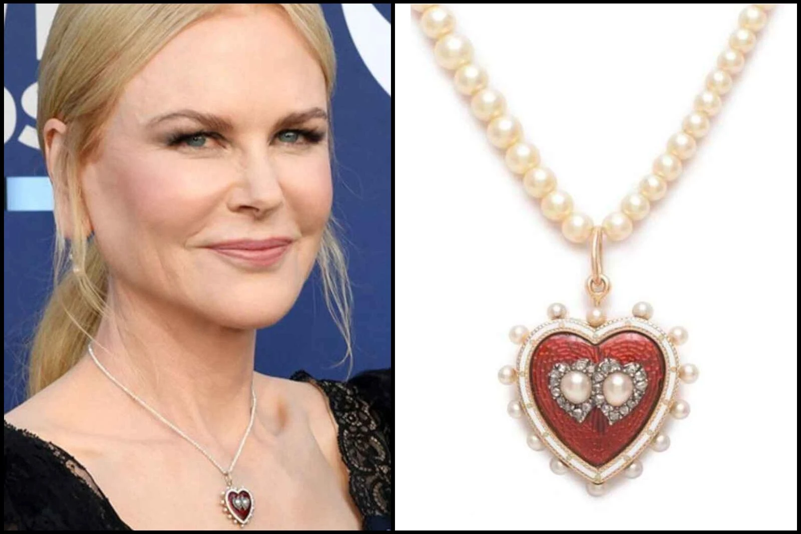 Nicole Kidman Akoya Pearl Necklace